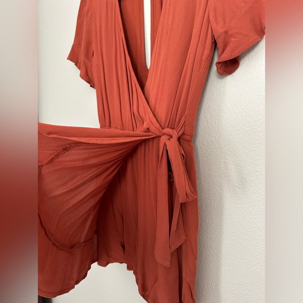 ROMPER WRAP AROUND DRESS - Picture 6 of 7